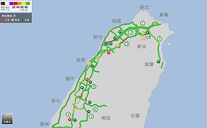 連假出遊一早就塞車 國3往國5部份路段時速不到40公里