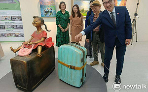 新烏日站停車場成另類藝文智慧場域 江啟臣：立院文化走廊猶待改進