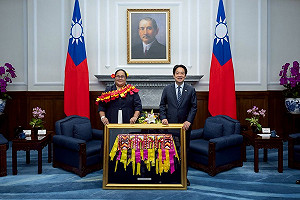 總統接受吐瓦魯國新任駐台大使呈遞到任國書 盼持續深化雙邊關係