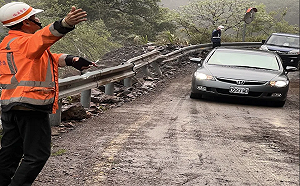 中橫便道8.2公里處坍方！今日中午有望開放「雙向通行」