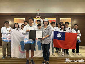 休士頓機器人世界大賽閉幕  台灣小將榮獲「評審團特別獎」殊榮