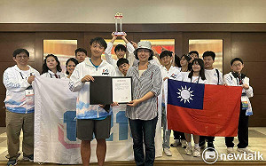 休士頓機器人世界大賽閉幕  台灣小將榮獲「評審團特別獎」殊榮