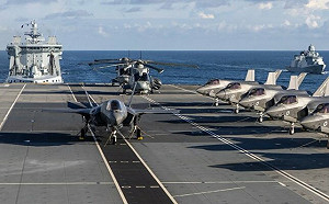 英航母打擊群不排除穿越台海 指揮官：準備好與中國對抗