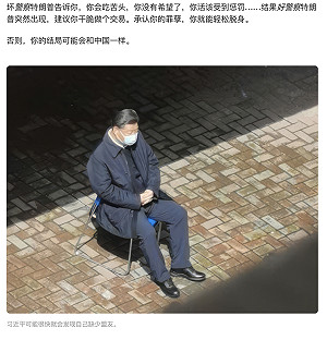 又Po習「孤身坐椅」圖! 李顯龍妻再轉發反習貼文 專家:透露「這玄機」....