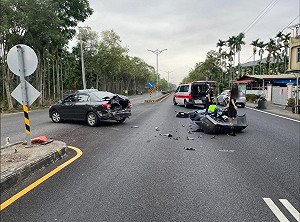 騎士疑超車變換車道撞擊前車 20歲屏科大男大生不治