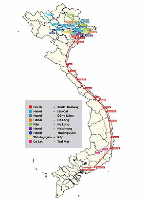 越南南北高鐵計畫斥鉅資 預計2026年底動工