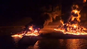 (影) 以軍再次空襲真主黨 三導彈其中一枚未爆! 美軍大規模打擊胡塞港口