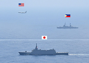 日本「首次」實質派遣裝備參加美菲「肩併肩」 最上級「矢矧」搶鋒頭