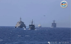 美軍黑鷹驅離054A! 中艦「伴航圍觀」美日菲軍演艦隊 主砲還對準菲艦