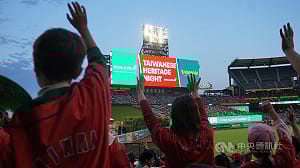 MLB天使台灣日  2000件Taiwan球衣搶占看台