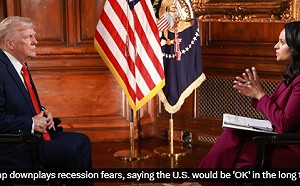 川普堅稱政策將帶來美國繁榮 但承認有衰退風險