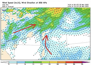 偏南風環境感受濕悶！鄭明典曬一圖：今降雨條件不明顯