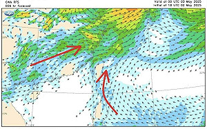 偏南風環境感受濕悶！鄭明典曬一圖：今降雨條件不明顯