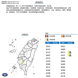 今鋒面通過雨炸全台 台南.高雄高溫飆破36度 