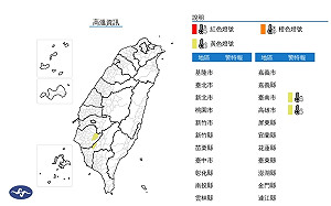 今鋒面通過雨炸全台 台南.高雄高溫飆破36度 