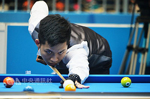 世大運撞球男單 許睿安劉政杰金包銀