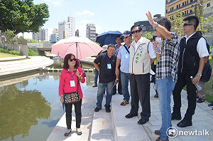 打造綠色親水環境  涂醒哲台中取經