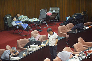 世界奇蹟 ！審前瞻沒日夜   立委睡姿百態