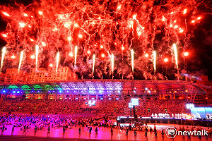 世大運完美落幕！ 台灣神將引領熄聖火