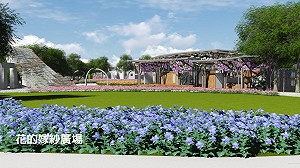 台中花博新創意！「花嫁」主題打造浪漫美景