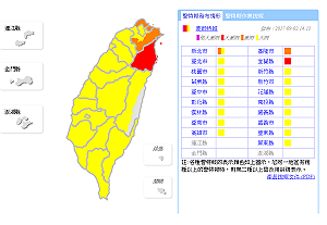 快訊》14:15豪、大雨警報！全台皆列警戒範圍