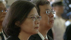 蔡英文忠烈祠秋祭  警方設意見表達區