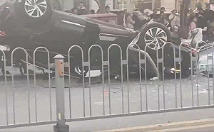 報復社會? 意外? 等公車突然被撞 山東7、8人傷亡 官稱肇事駕駛酒駕