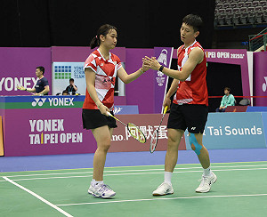 新生代混雙陳政寬、許尹鏸 晉台北羽賽16強