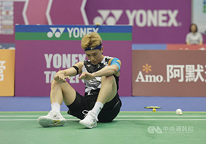 台北羽球公開賽 林俊易爆冷止步16強無緣衛冕