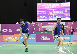 台北羽球賽王齊麟、邱相榤晉8強 創今年最佳成績