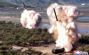 驗證「核扳機」！金正恩視察核常兼備短程導彈及遠程砲打擊訓練 