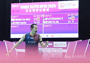 台北羽球公開賽王子維晉4強 透露好想奪冠