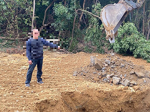 拆除工廠廢棄物直接就地掩埋 彰化警逮3人送辦