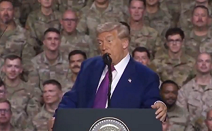 (影) 到離伊朗最近的美軍基地嗆聲! 川普訪視烏代德 還透露這重大秘密