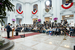 觀察》凸顯日媒櫻井翔？賴清德週年記者會現場引插曲