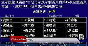 預算解凍》吳釗燮缺席委員會 藍白怒批「不來就不開會」會議陷空轉 