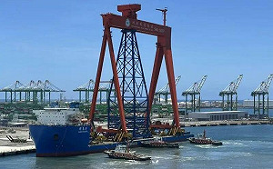 中製超大型龍門吊進駐高港  港務公司:無資安疑慮