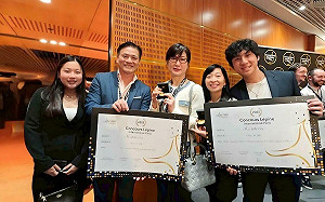 中山醫大物治系校友葉晉毓 巴黎發明展奪雙金