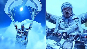 被「吸」至8.5千米高空 全身結冰! 男子祁連山玩滑翔傘出意外 中國只在意這個……