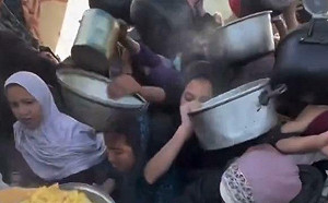 以軍空中開槍 包商被迫撤離! 美支持的加薩援助分發 第一日就爆發混亂 