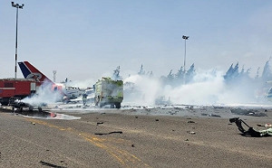 胡塞唯一民航機遭以軍炸毀! 以防長證實空襲葉門沙那機場