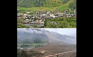 阿爾卑斯山冰川崩塌引發土石流！瑞士村莊被沖毀、1失蹤