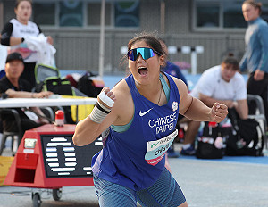 江靜緣亞錦賽女子鉛球奪銅 國中是籃球、田徑雙棲