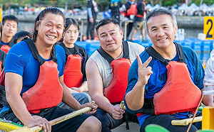 高雄端午龍舟賽第二天  熱血划槳手爭取晉級決賽資格