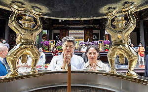 讓外交更有溫度！林佳龍夫人廖婉如陪瓜國第一夫入走訪台灣