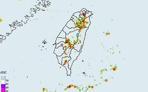外出帶傘！大雷雨轟雙北持續一小時 氣象署急發災防告警