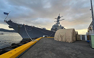 美軍重返蘇比克灣？！驅逐艦「班福德號」模擬戰時維修