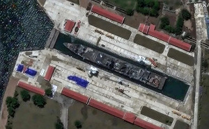 北韓拜託俄國修船? 衛星抓到了! 崔賢級驅逐艦移到邊界羅津港