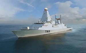被中媒譏「小牙籤」! 英版055曝光 皇家海軍新驅逐艦僅配57公分口徑主砲 