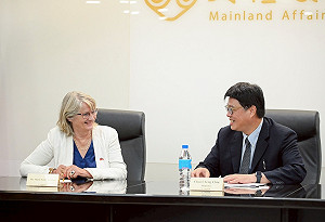 邱垂正接見法國國民議會友台小組訪團 感謝支持民主台灣